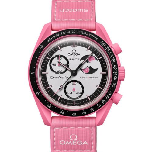 SWATCH X OMEGA MISSON TO THE PINK MOONSWATCH SO33P700 - Image 1