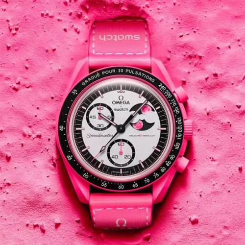 SWATCH X OMEGA MISSON TO THE PINK MOONSWATCH SO33P700 - Image 6