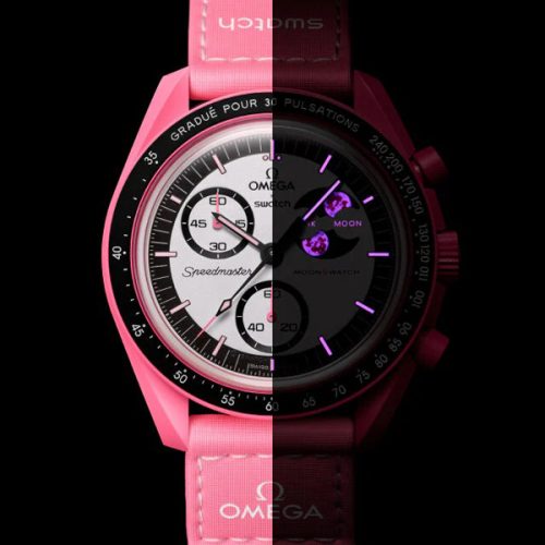 SWATCH X OMEGA MISSON TO THE PINK MOONSWATCH SO33P700 - Image 5