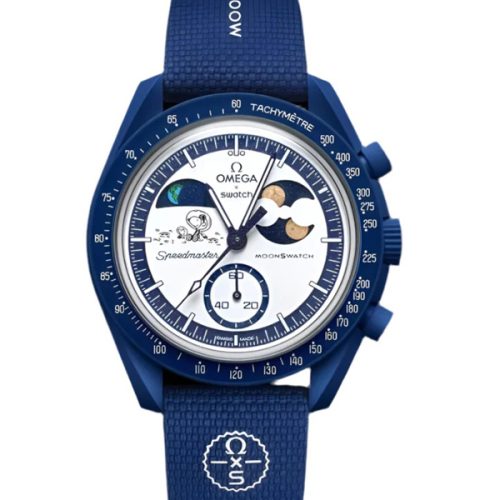 SWATCH X OMEGA MISSON TO EARTHPHASE MOONSHINE GOLD SO33N701L - Image 1