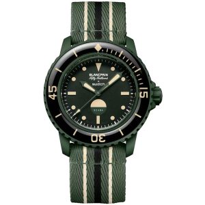SWATCH BLANCPAIN SCUBA FIFTY FATHOMS GREEN ABYSS SO35G100