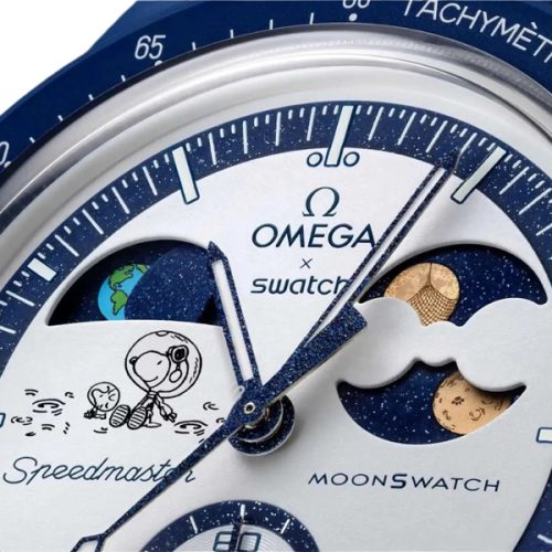 SWATCH X OMEGA MISSON TO EARTHPHASE MOONSHINE GOLD SO33N701L - Image 3