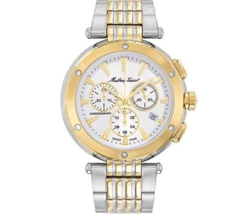 matheytissot-neptune-chrono-chronograph-silvertone-dial-mens-watch-h912chbi MATHEY TISSOT H912CHBI - Image 1