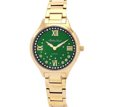 matheytissot-nicole-diamond-quartz-green-dial-ladies-watch-d985spyv MATHEY TISSOT D985SPYV - Image 1
