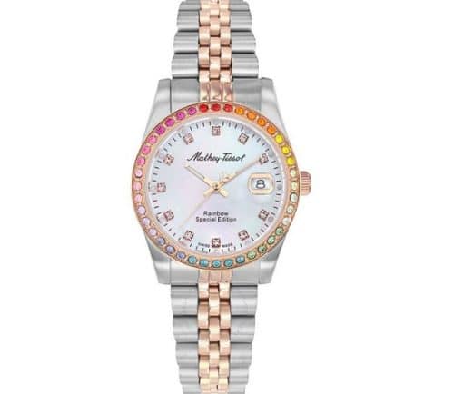matheytissot-mathy-rainbow-white-dial-ladies-watch-d809bqi MATHEY TISSOT D809BQI - Image 1