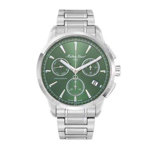 matheytissot-lancelot-chronograph-quartz-green-dial-mens-watch-h198chav MATHEY TISSOT H198CHAV - Image 1