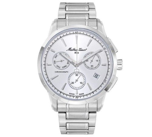 matheytissot-lancelot-chronograph-quartz-silver-dial-mens-watch-h198chas MATHEY TISSOT H198CHAS - Image 1