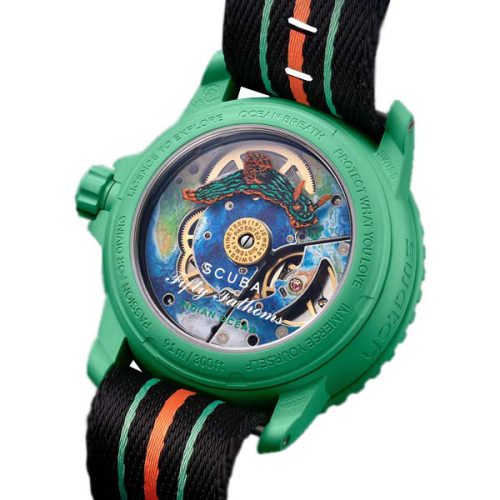 SWATCH BLANCPAIN SCUBA FIFTY FATHOMS INDIAN OCEAN SO35I100 - Image 2