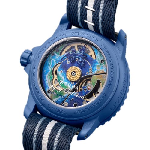 SWATCH BLANCPAIN SCUBA FIFTY FATHOMS ATLANTIC OCEAN SO35A100 - Image 2