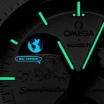 SWATCH X OMEGA MISSON TO EARTHPHASE MOONSHINE GOLD SO33W701L - Image 3