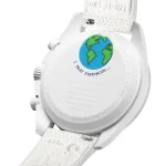 SWATCH X OMEGA MISSON TO EARTHPHASE MOONSHINE GOLD SO33W701L - Image 5